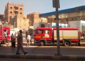 الدفاع المدني بالقليوبية يخمد حريق هائل بمحطة وقود دون خسائر بشرية