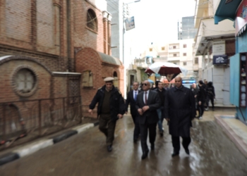 مدير أمن البحيرة يتفقد خدمات تأمين الكنائس "برشيد" و"كفرالدوار"