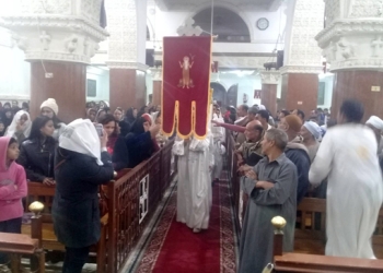 الاحتفال بعيد الأنبا بولا أول السواح بـ"بوش"