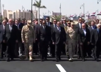 الرئيس عبد الفتاح السيسي يتقدم جنازة الفريق صفي الدين أبو شناف
