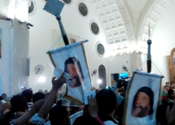 الحشود تتوافد للطاحونة في الإحتفالات بعيد البابا كيرلس السادس