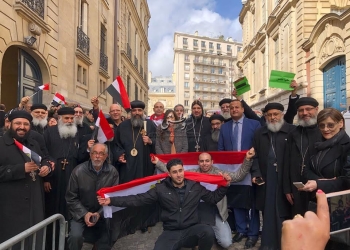 الأنبا مارك يُشارك في عُرس مصر الأنتخابي بفرنسا
