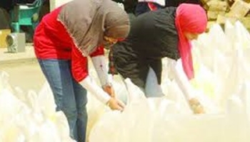 الجمعيات الاهلية توفر 250 الف شنطة رمضانية وكسوة العيد للمحتاجين