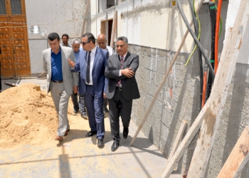 رئيس جامعة المنصورة يتفقد التوسعات الجديدة بمبنى كلية طب الأسنان