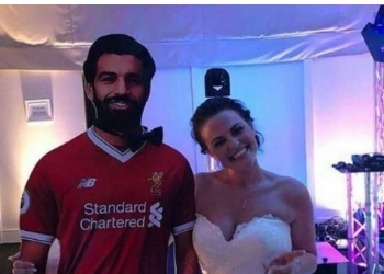 بالصور.. عروس تزف نفسها لمحمد صلاح غيابيا