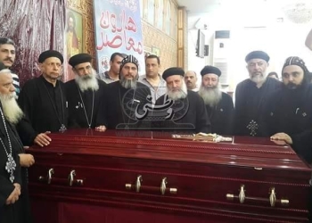 وداعًا مهيبًا للقمص تيموثاوس شرموخ بأبوتيج