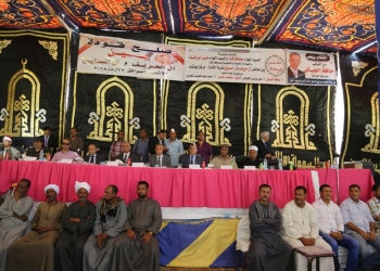 "الهجان" ومدير أمن قنا يشهدان صلح القودة رقم 90 بالمحافظة