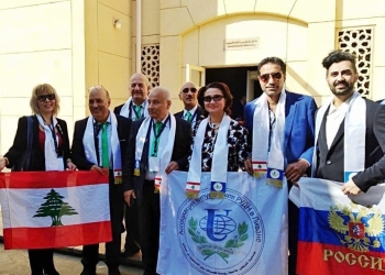 الوفد العربي الروسي في زيارة متحف وضريح الزعيم عبد الناصر