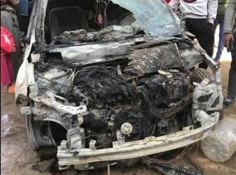 السيطرة على حريق شب في جراج بالخانكة