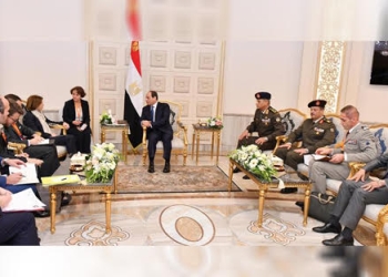 الرئيس ” السيسي” يستقبل وزيرة الجيوش الفرنسية على هامش المعرض الدولي للصناعات الدفاعية والعسكرية