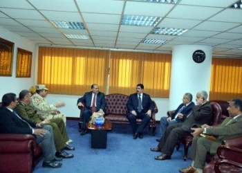 محافظ القليوبية يشهد تأمين هدف حيوي بالحراسات المشددة  بمبنى شركة أنابيب بترول مسطرد