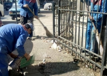 جولة تفقدية بمنطقة الخليفة  لتطوير منظومة إدارة المخلفات بها