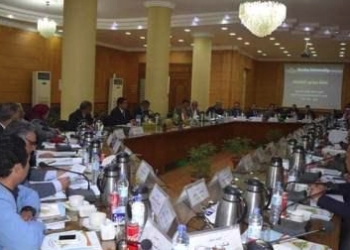 عرض لمراحل التجديد لمبني الادارة بمجلس جامعة بنها