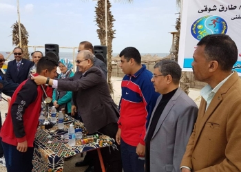 “باهى” و”سالم” و”عبد السلام” يشاركون ذوى الهمم ركوب الدراجات فى ختام بطولة الجمهورية