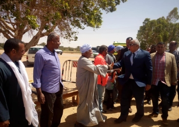 محافظ الوادى الجديد يتفقد لجان مركز باريس
