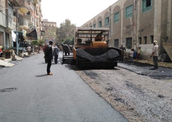 استكمال أعمال الرصف بمدينة فوة بكفرالشيخ بتكلفة ٢ مليون جنيه