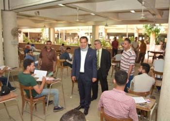 الإنتهاء من تكييف صالات الإمتحانات بجامعة أسيوط