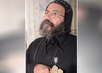 الأنبا صليب يلقى العظة اليوم بكنيسة الأنبا اثناسيوس بالسيوف
