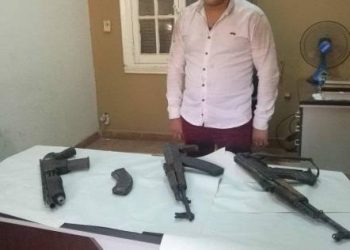 ضبط 4 أسلحة نارية وهاربين من تنفيذ أحكام بكفرالشيخ