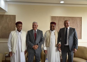 “الغرابلي ” يستقبل مدير أمن مطروح  بمناسبة عيد الفطر