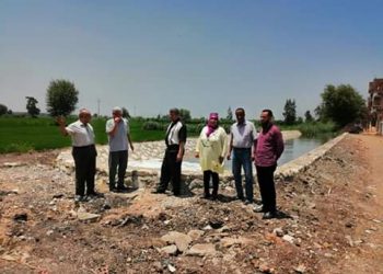 بدأ التشغيل التجريبي لمحطة الرفع المركبة علي نهاية ترعة ميت رومي بالدقهلية