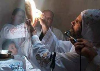 أنبا صليب يكشف عن ظاهرة تعامد الشمس على مذبح كنيسة مارجرجس بميت غمر