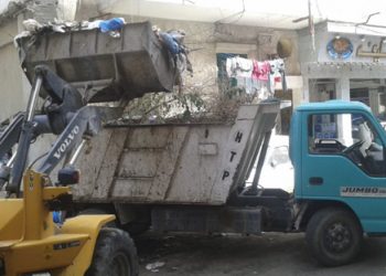 رفع 41 طن مخلفات من حديقة الشلالات بالاسكندرية