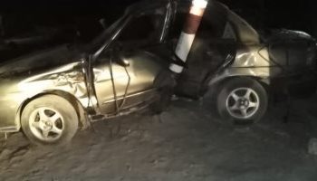 إصابة 5 أشخاص في حادث تصادم سيارة ملاكي بعامود إنارة