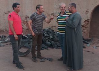 البيئة تتمكن من ضبط كميات من الكاوتشوك قبل حرقها بعرب أبو ساعد