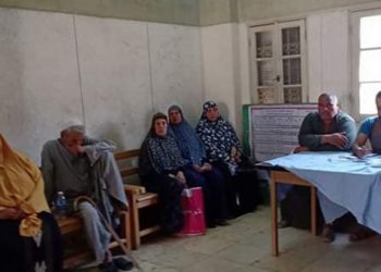 قافلة طبية بقرية “سنبو” بمركز زفتي بالغربية