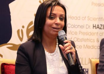 مايا مرسي تشارك بالمؤتمر الدولي لأمراض النساء والتوليد بقطاع الخدمات بوزارة الداخلية