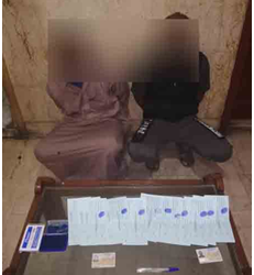 ضبط حارسي جراج أجبرا عامل على توقيع إيصالات أمانة