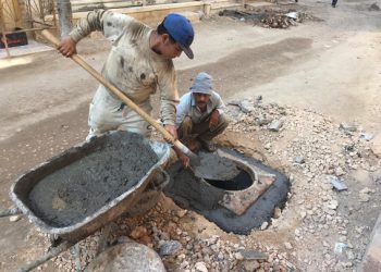 الإنتهاء من تركيب خط طرد الصرف الصحي إدكو