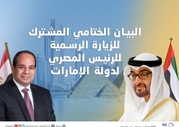 “زايد” و”السيسي” يشيدان بالعلاقات التاريخية للبلدين