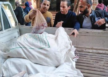 ضبط لحوم غير صالحة للاستخدام الآدمي بمطاعم في الهرم