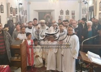 الأنبا برنابا يلتقي بشعب كنيسة الملاك رافائيل بريدجو