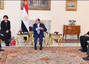 “السيسي” يبحث مع وزير خارجية فرنسا تطورات الأوضاع فى ليبيا والخليج