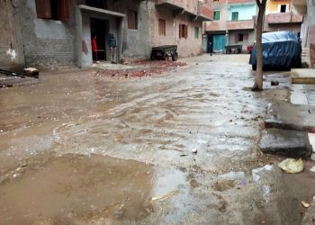 أمطار وبرق ورعد ببني سويف