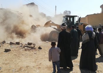 إزالة ١٣ حالة تعدِ على أراضي أملاك الدولة في إسنا