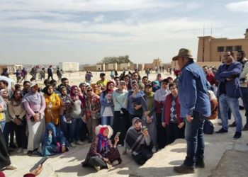 مركز زاهي حواس للمصريات بمكتبة الإسكندرية ينظم يوماً ثقافيًا لطلاب الجامعات بالأهرامات