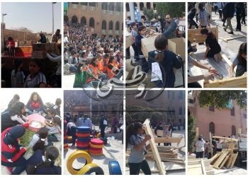 فتيات مدرسة "القلب المقدس" يعزفن بالحب من أجل فرحة بسطاء  "حي الزرايب"