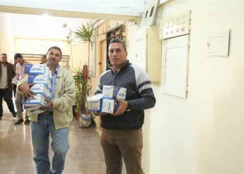 مبادرة شبابية بكفرالشيخ لتوزيع ١٠٠ الف كمامة وقفاز على عمال النظافة