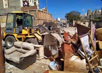 رئيس حي الجمرك تترأس حملة لرفع سوق الجمعة وإزالة الإشغالات لليوم الثالث على التوالي