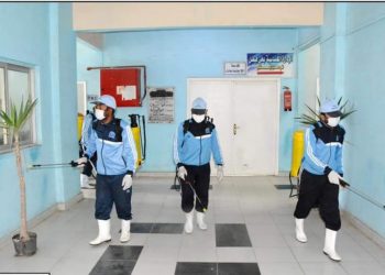 جامعة السويس تعقم مبنى رئاسة حي فيصل