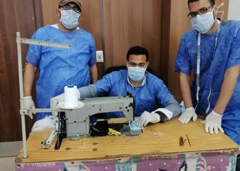 رئيس جامعة حلوان: إنتاج الكمامات الطبية بمستشفى بدر الجامعي