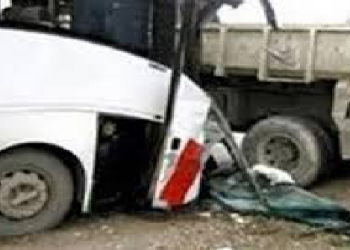 اصابة 27 عامل في حادث سير بطريق الادبية في السويس