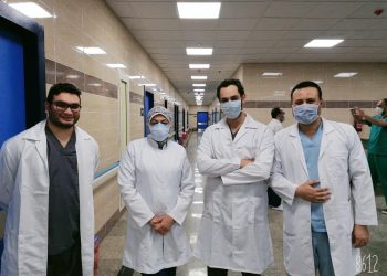 عودة الطاقم الطبى الثالث لجامعة أسيوط بنجاح بعد  14 يوم عمل  بأبوتيج