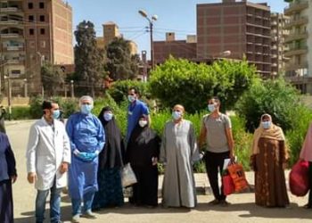 خروج وتعافي8 حالات جديدة من فيروس كورونا بمستشفى الصدر