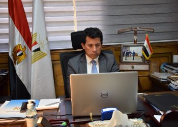 وزير الرياضة يفتتح  المؤتمر الدولى الثالث للثقافة الرياضية عبر الفيديو كونفرانس