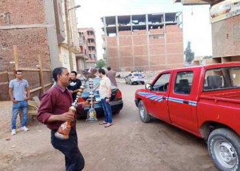 ضبط 40 شيشة فى حملة بطوخ